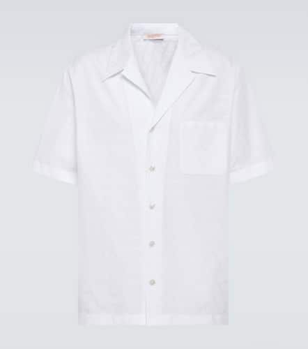 Oversized cotton poplin shirt - Valentino - Modalova
