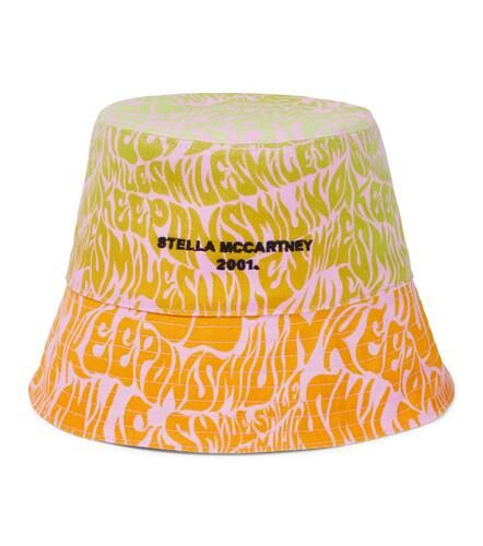 Printed cotton bucket hat - Stella McCartney - Modalova