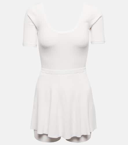 Zena ribbed-knit tennis minidress - Live The Process - Modalova