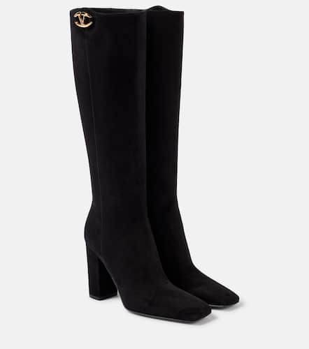 VLogo suede knee-high boots - Valentino Garavani - Modalova