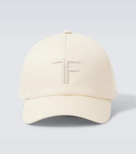 Baseballcap TF aus Baumwolle mit Leder - Tom Ford - Modalova