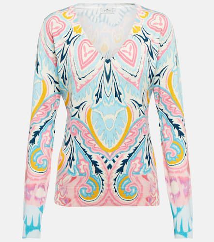 Etro Printed silk-blend sweater - Etro - Modalova