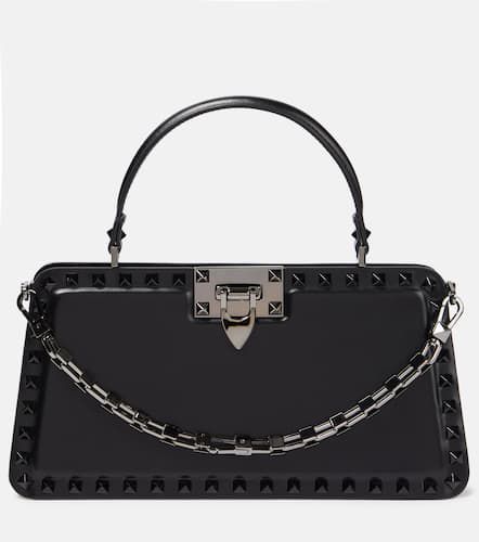 Rockstud Small chain-detail leather tote bag - Valentino Garavani - Modalova