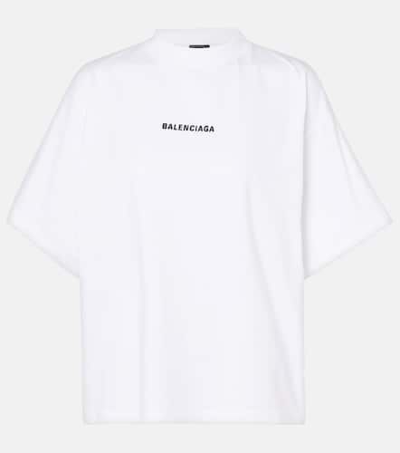 Printed cotton jersey T-shirt - Balenciaga - Modalova