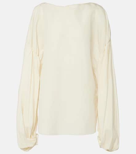 Khaite Top Quico en soie et coton - Khaite - Modalova