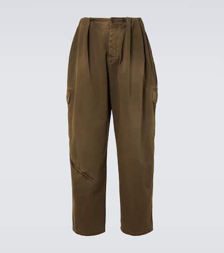 Balloon leather-trimmed cargo pants - Loewe - Modalova