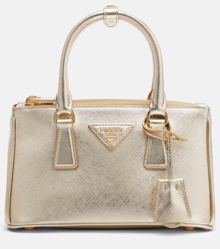 Bolso Galleria Mini de piel metalizada - Prada - Modalova