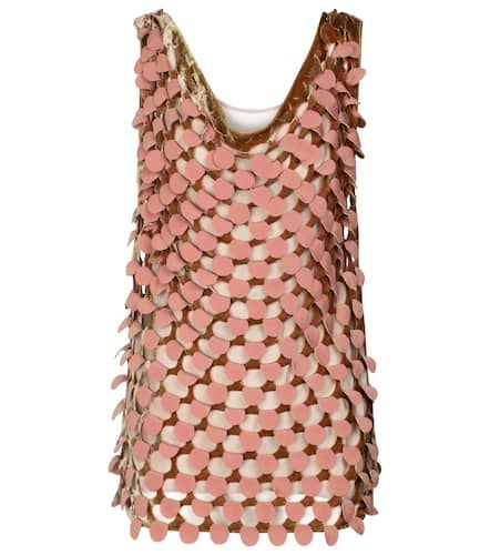 Tank top de terciopelo perforado - Maison Margiela - Modalova