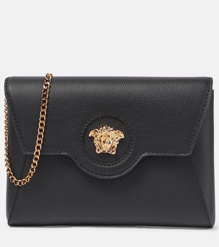 La Medusa leather wallet on chain - Versace - Modalova