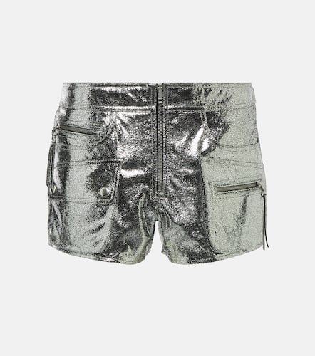 Low-Rise Shorts Coria aus Metallic-Leder - Isabel Marant - Modalova