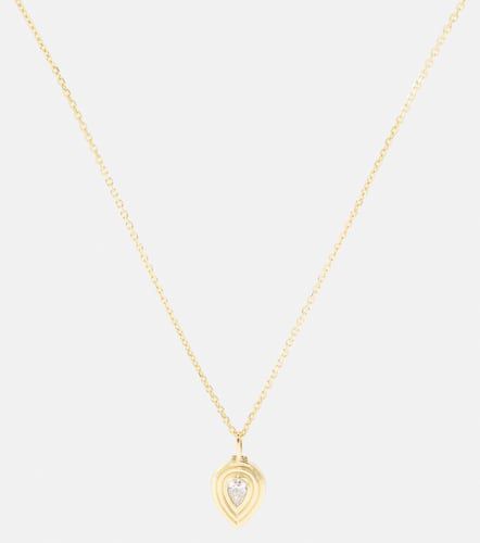Loulou locket 18kt necklace with diamond - Anita Ko - Modalova