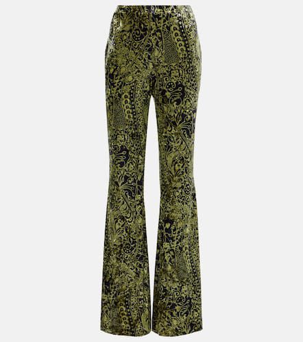 Pantalones flared Ruthette de terciopelo - Diane von Furstenberg - Modalova