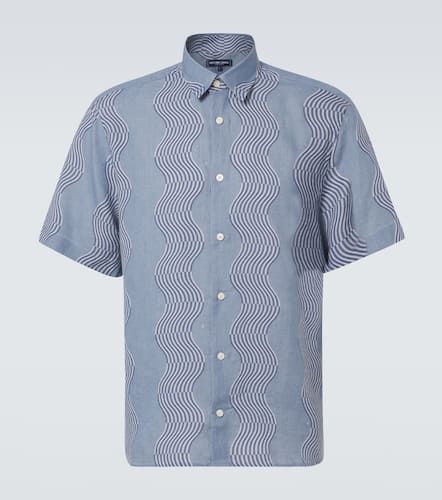 Camisa Castro de lino estampada - Frescobol Carioca - Modalova