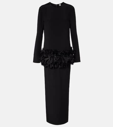 Petal silk-trimmed maxi dress - Toteme - Modalova