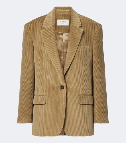 Oversized cotton corduroy jacket - Rohe - Modalova