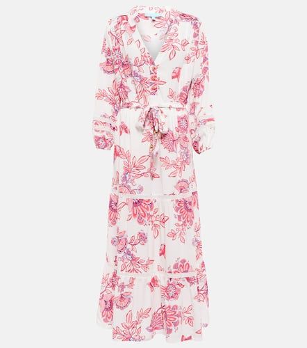 Wisteria floral wrap midi dress - Melissa Odabash - Modalova