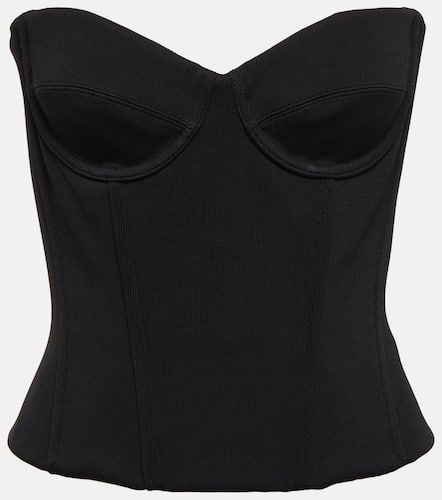 Strapless corset cropped top - Balenciaga - Modalova