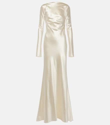 Bridal Robe Simone aus Wolle und Seidensatin - Danielle Frankel - Modalova