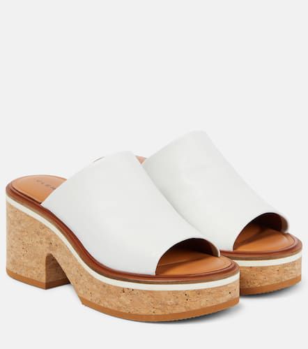Cessy leather platform sandals - Clergerie - Modalova