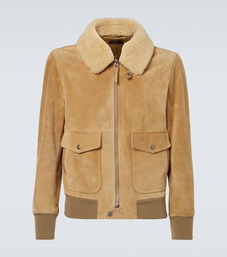 Chaqueta de ante con borrego - Tom Ford - Modalova