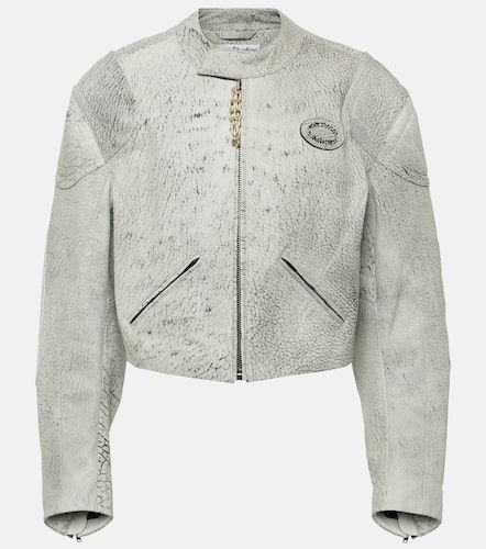 Acne Studios Cropped leather jacket - Acne Studios - Modalova