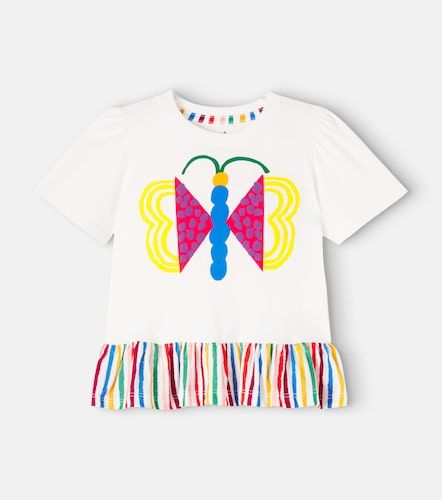 Silk Borboiris printed cotton top - Fabula - Modalova