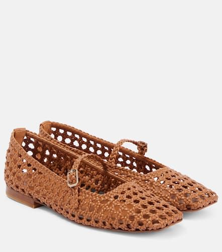 Paris woven leather ballet flats - Souliers Martinez - Modalova