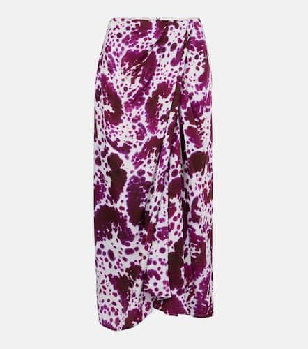 Dries Van Noten Falda midi fruncida - Dries Van Noten - Modalova