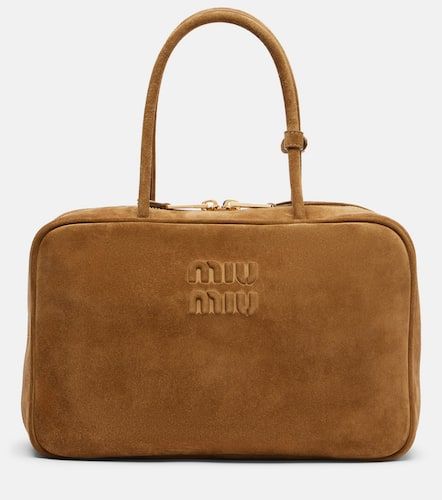 Beau Large suede top-handle bag - Miu Miu - Modalova