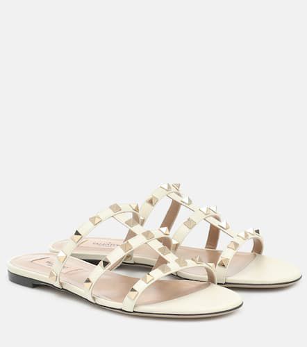 Rockstud leather slides - Valentino Garavani - Modalova