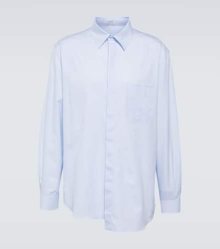 Camisa asimétrica en popelín de algodón - Loewe - Modalova