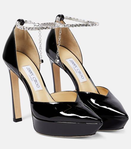 Saeda 125 embellished platform pumps - Jimmy Choo - Modalova