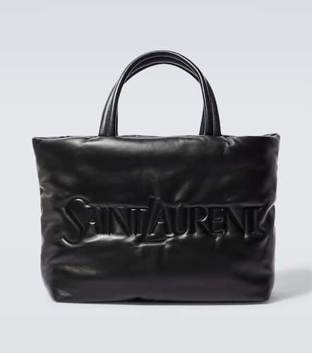 Saint Laurent Logo leather tote bag - Saint Laurent - Modalova