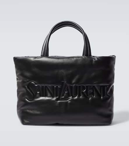 Saint Laurent Logo leather tote bag - Saint Laurent - Modalova