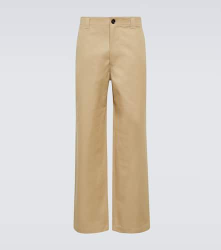 Pantalones anchos de sarga de algodón - Gucci - Modalova
