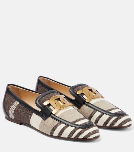 Tod's Kate striped loafers - Tod's - Modalova