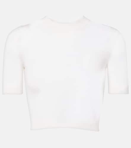 AlaÃ¯a Cropped cashmere top - Alaia - Modalova