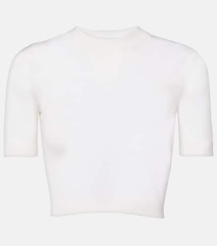 Alaïa Top raccourci en cachemire - Alaia - Modalova