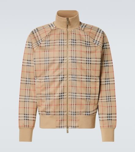 Chaqueta bomber Check de jersey - Burberry - Modalova