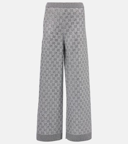 Pantalones de mezcla de cachemir y lana - Gucci - Modalova