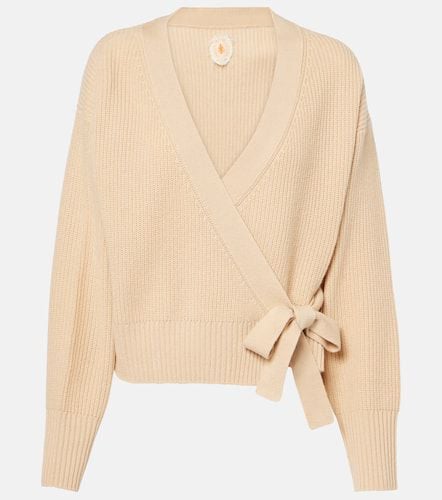 Wool and cashmere wrap cardigan - Jardin des Orangers - Modalova