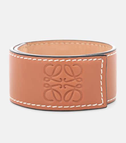Loewe Anagram leather snap bracelet - Loewe - Modalova
