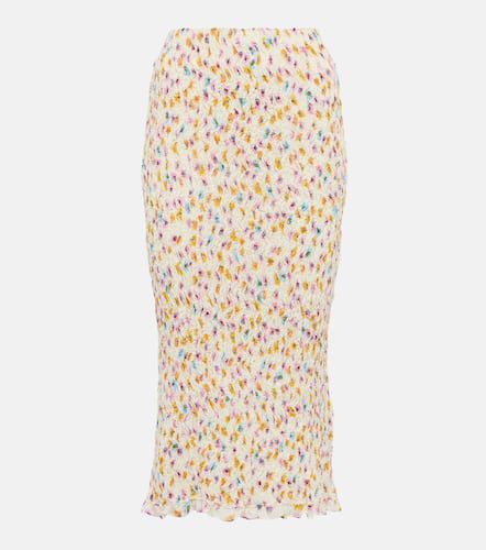 Floral plissÃ© midi skirt - Dorothee Schumacher - Modalova