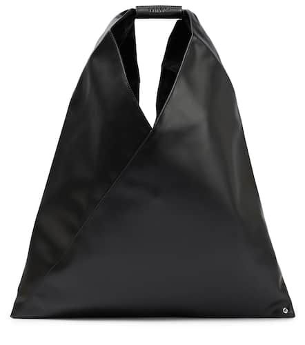 Japanese Medium faux leather tote bag - MM6 Maison Margiela - Modalova