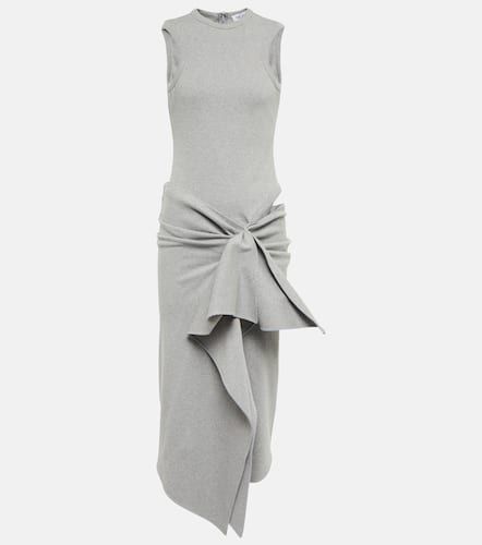 Mirna asymmetrical cutout midi dress - The Attico - Modalova
