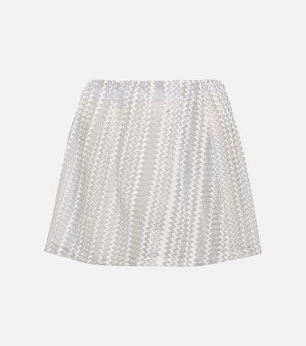 Minifalda de punto en zigzag - Missoni Mare - Modalova
