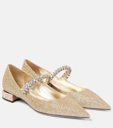 Bing embellished glitter Mary Jane flats - Jimmy Choo - Modalova