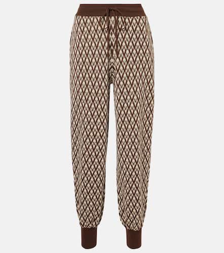 Toute la V virgin wool sweatpants - Valentino - Modalova