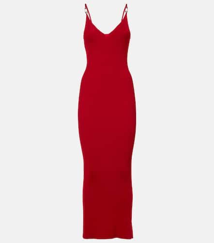 Versace Slipdress aus Rippstrick - Versace - Modalova