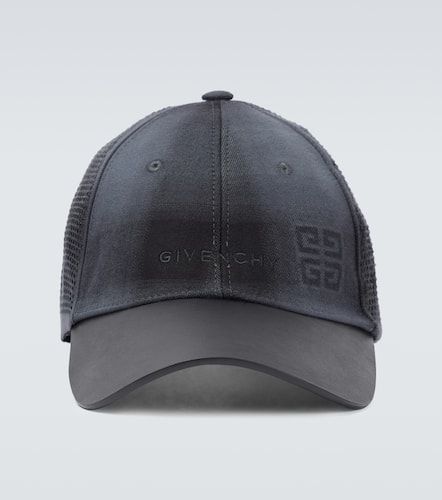 Leather-trimmed baseball cap - Givenchy - Modalova